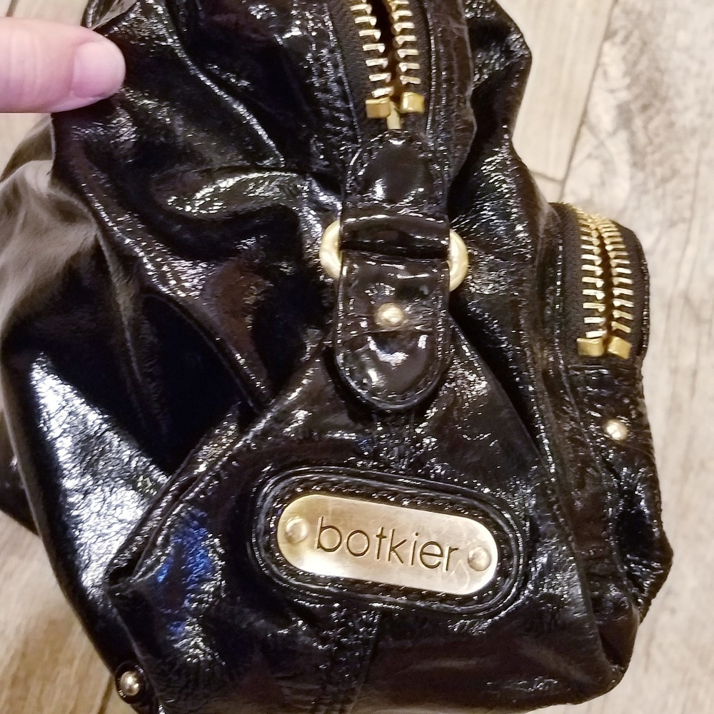 Botkier black gold patent leather handbag - Picture 2 of 7